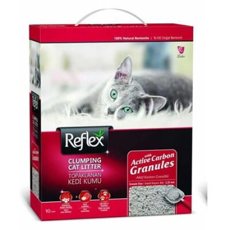 Reflex Granül Aktif Karbonlu Topaklanan Kedi Kumu 2x10 Lt 