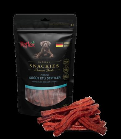 Reflex Snackies Natural Ördek Göğüs Etli Şerit Tahılsız Köpek Ödül Maması 90 Gr 