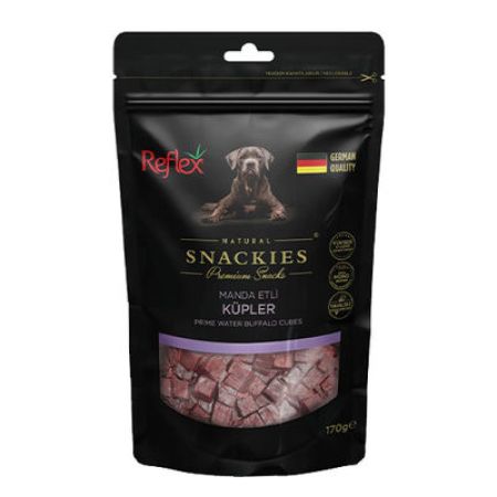 Reflex Snackies Natural Kuzu Etli Küp Tahılsız Köpek Ödülü 80 gr 