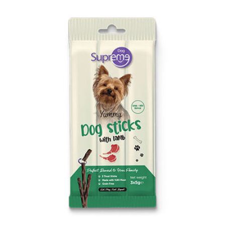 Supreme Dog Sticks Kuzulu Yetişkin Köpek Ödül Çubuğu 3x5 Gr 