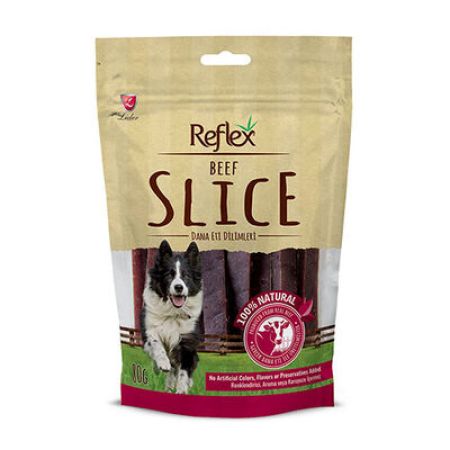 Reflex Beef Slice Dana Eti Dilim Köpek Ödülü 80 Gr 