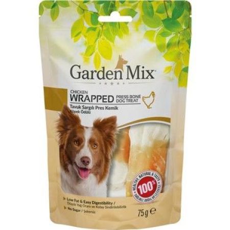 GARDEN MIX SARGILI PRES KEMİK KÖPEK ÖDÜLÜ 75 GR