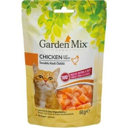 GARDEN MIX TAVUKLU KEDİ ÖDÜLÜ 60 GR