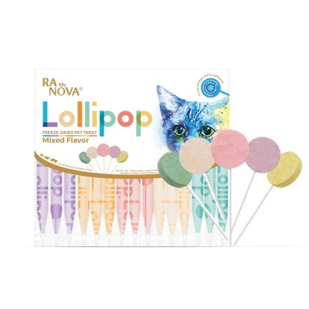 Ranova 5'li Malt Destekli Lolipop Kedi Ödül Maması
