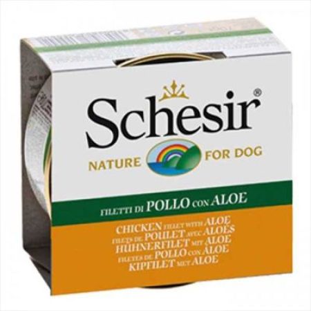 Schesir Tavuk Ve Aleoveralı Yaş Köpek Maması 150 GR