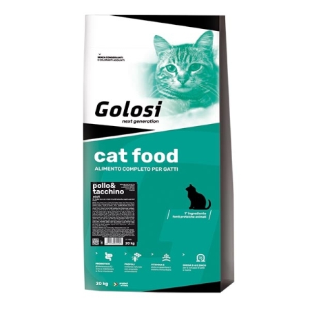 Golosi Tavuk ve Hindili Kedi Maması 20 KG
