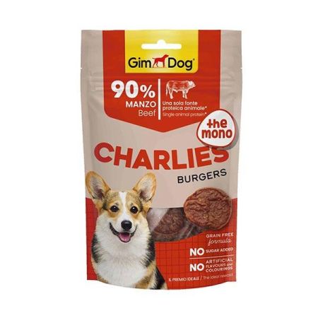 GimDog Charlies The Mono Sığır Etli Tahılsız ve Şekersiz Köpek Ödül Maması 70gr