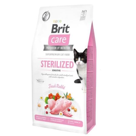 Brit Care Sensitive Tahılsız Tavşan Etli Kısırlaştırılmış Kedi Maması 7 Kg