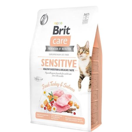 Brit Care Hypoallergenic Hindi ve Somonlu Tahılsız Kedi Maması 7 Kg