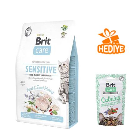 Brit Care Tahılsız Sensitive Hypoallergenic Ringa Balıklı Kedi Maması 2 Kg