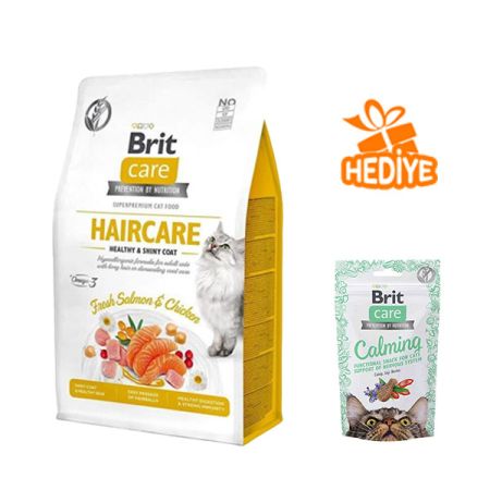 Brit Care Tahılsız Haircare Tavuk Ve Somonlu Kedi Maması 2 Kg