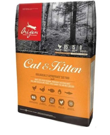 Orijen Cat & Kitten Tahılsız Yavru ve Yetişkin Kedi Maması 17 KG