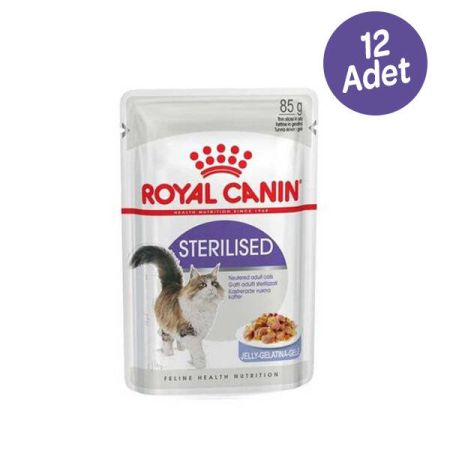 Royal Canin Sterilised Jelly Kısırlaştırılmış Kedi Yaş Maması 85 GR*12 Adet