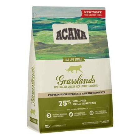 Acana Grasslands Ördekli ve Tavuklu Tahılsız Kedi Maması 1,8 KG