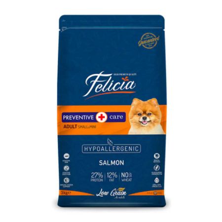 Felicia Hypoallergenic Somonlu Küçük Irk Köpek Maması 3 Kg