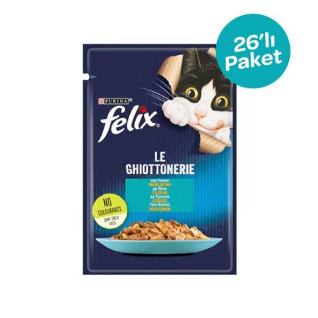 Felix Ton Balıklı Yaş Kedi Maması 85 gr x 26