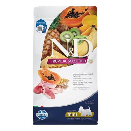 N&D Tropical Selection Kuzu Etli Küçük Irk Yetişkin Köpek Maması 1,5 KG