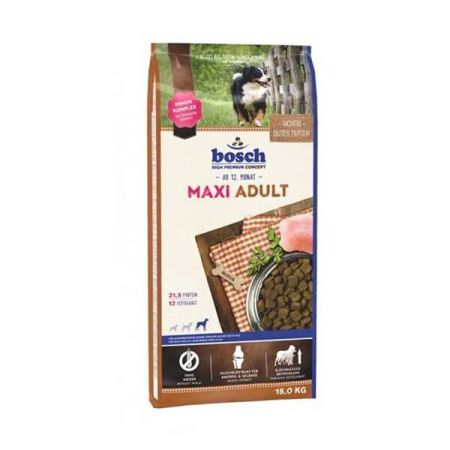 Bosch Maxi Adult Kümes Hayvanlı Büyük Irk Yetişkin Köpek Maması 15 kg