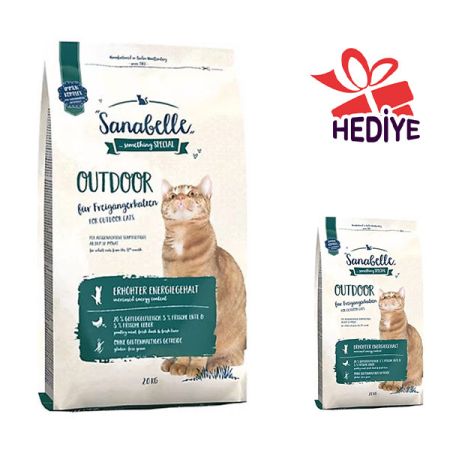 Sanabelle Glutensiz Outdoor Kedi Maması 10 kg