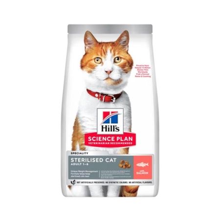 Hills Kısırlaştırılmış Somonlu Kedi Maması 1.5 Kg