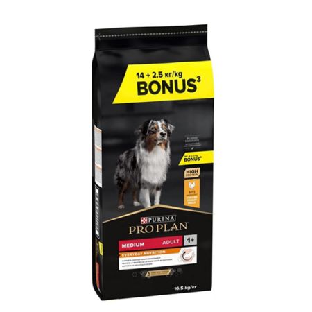 Pro Plan Medium Adult Tavuklu Yetişkin Köpek Maması 16,5kg