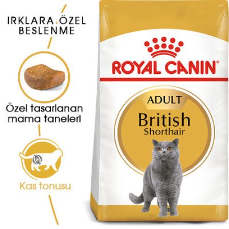 Royal Canin British Shorthair Irk Kedi Maması 10 Kg x 2 Adet + Temizlik Mendili