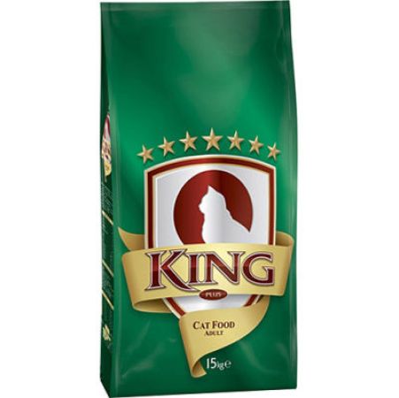 King Plus Fish Balıklı Yetişkin Kedi Maması 15 Kg + 5 Adet Dr Sacchi 4 lü Creamy Ödül