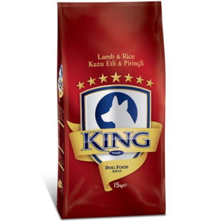 King Plus Lamb Kuzu Etli Köpek Maması 15 Kg