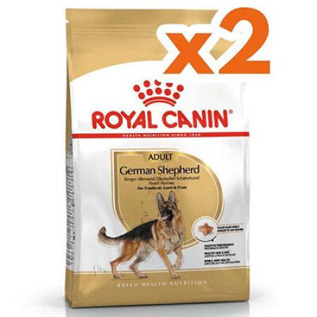 Royal Canin German Shepherd Köpek Maması 11 Kg x 2 Adet + 2 Adet Wanpy Creamy Treat 5x14 Gr