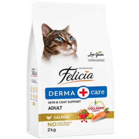 Felicia Hypoallergenic Düşük Tahıllı Somonlu Kedi Maması 2 Kg