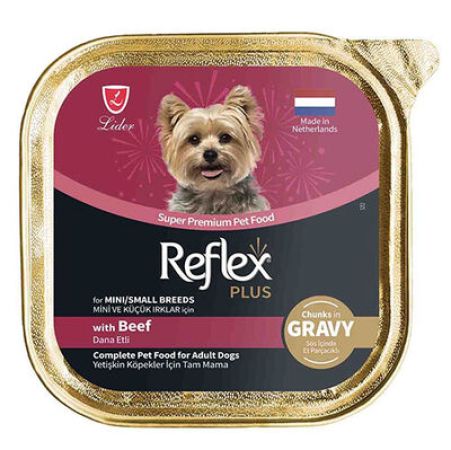 Reflex Plus Gravy Dana Etli Küçük Irk Köpek Yaş Maması 85 Gr