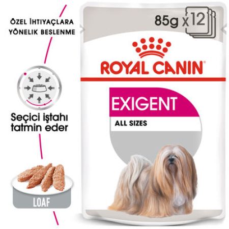 Royal Canin Pouch Exigent Adult Tüm Irklar İçin Köpek Yaş Maması 85 Gr x 6 Adet