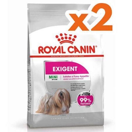 Royal Canin Mini Exigent Küçük Irk Köpek Maması 3 Kg x 2 Adet + 2 Adet Wanpy Creamy Treat 5x14 Gr