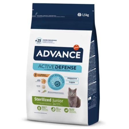Advance Junior Kısırlaştırılmış Yavru Kedi Maması 1,5 Kg + Temizlik Mendili