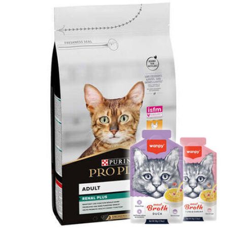Pro Plan Tavuk Etli Yetişkin Kedi Maması 10 Kg + 5 Adet Wanpy 50 Gr Kedi Çorbası