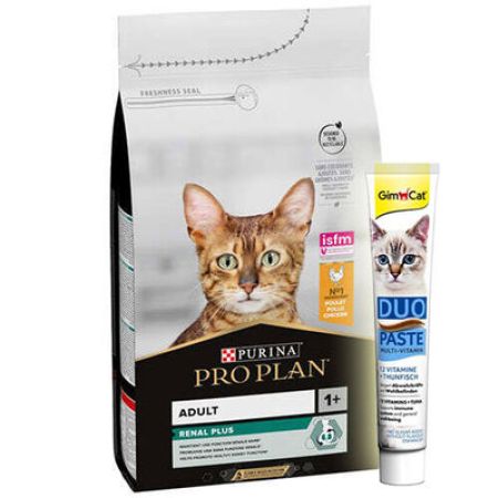 Pro Plan Tavuk Etli Yetişkin Kedi Maması 10 Kg + GimCat Multi Vitamin Paste Macun