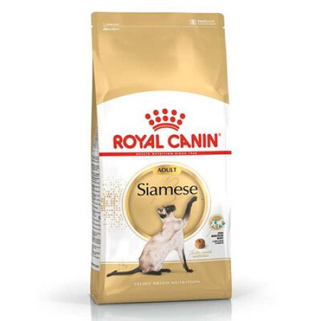 Royal Canin Siamese Siyam Kedilerine Özel Mama 2 Kg + Wanpy Creamy Treat 5x14 Gr