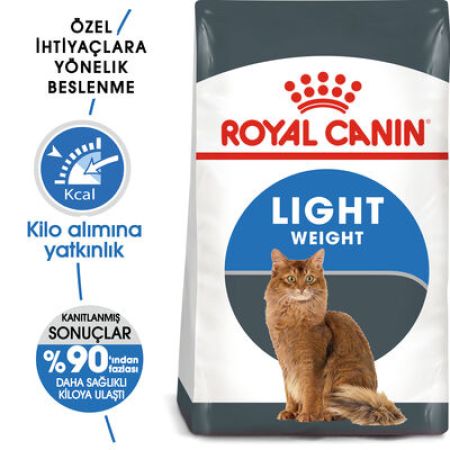 Royal Canin Light Weight Düşük Kalorili Kedi Maması 8 Kg + Temizlik Mendili