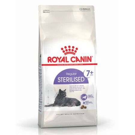 Royal Canin Sterilised +7 Kısırlaştırılmış Yaşlı Kedi Maması 1,5 Kg + Wanpy Creamy Treat 5x14 Gr