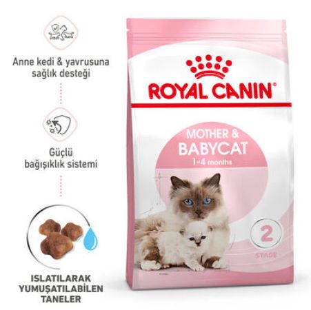 Royal Canin Mother & Babycat Yavru Kedi Maması 2 Kg + Temizlik Mendili