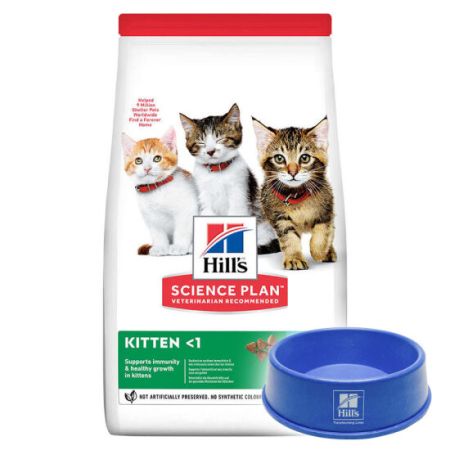 Hills Kitten Ton Balıklı Yavru Kedi Maması 1,5 Kg + Mama Kabı