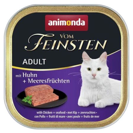 Animonda 83306 Vom Feinsten Tavuk ve Deniz Mahsulü Kedi Yaş Maması 100 Gr