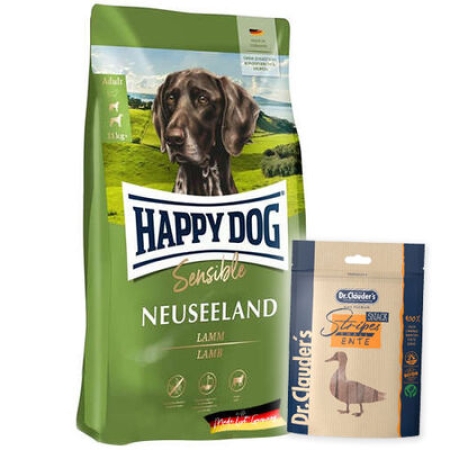 Happy Dog Neuseeland Kuzu Etli Köpek Maması 12,5 Kg + Dr.Clauders Ödül 80 Gr