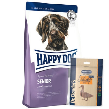 Happy Dog Fit Vital Senior Yaşlı Köpek Maması 12 Kg + Dr.Clauders Ödül 80 Gr