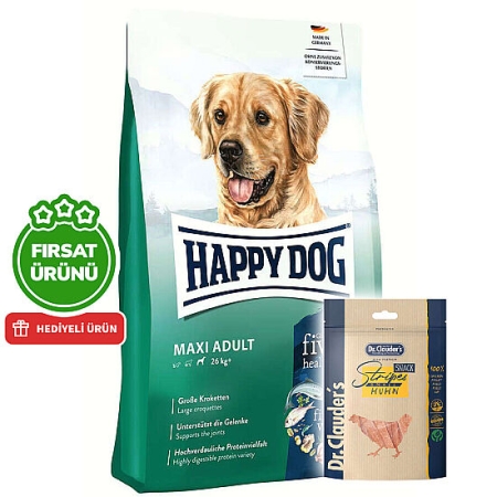 Happy Dog Fit & Vital Maxi Büyük Irk Köpek Maması 14 Kg + 2 Adet Dr. Clauders Ödül 80 Gr
