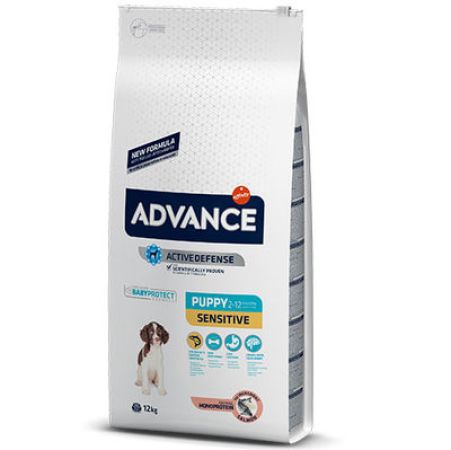 Advance Puppy Sensitive Yavru Köpek Maması 12 Kg + Temizlik Mendili