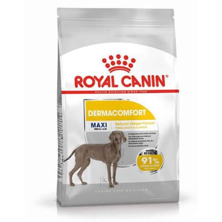 Royal Canin Maxi Dermacomfort Hassas Köpek Maması 12 Kg + Wanpy Creamy Treat 5x14 Gr