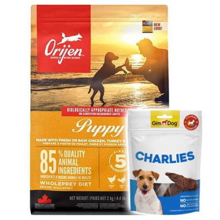 Orijen Puppy Tahılsız Yavru Köpek Maması 2 Kg + Gimdog 70 Gr Köpek Ödülü