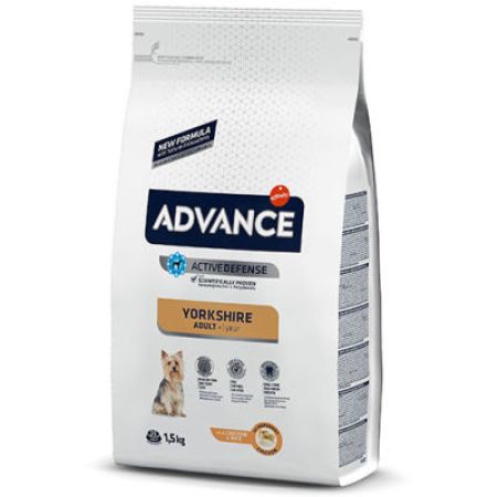 Advance Yorkshire Terrier Irk Köpek Maması 1,5 Kg + Temizlik Mendili