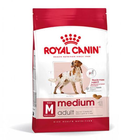 Royal Canin Medium Orta Irk Köpek Maması 15 Kg + Wanpy Creamy Treat 5x14 Gr